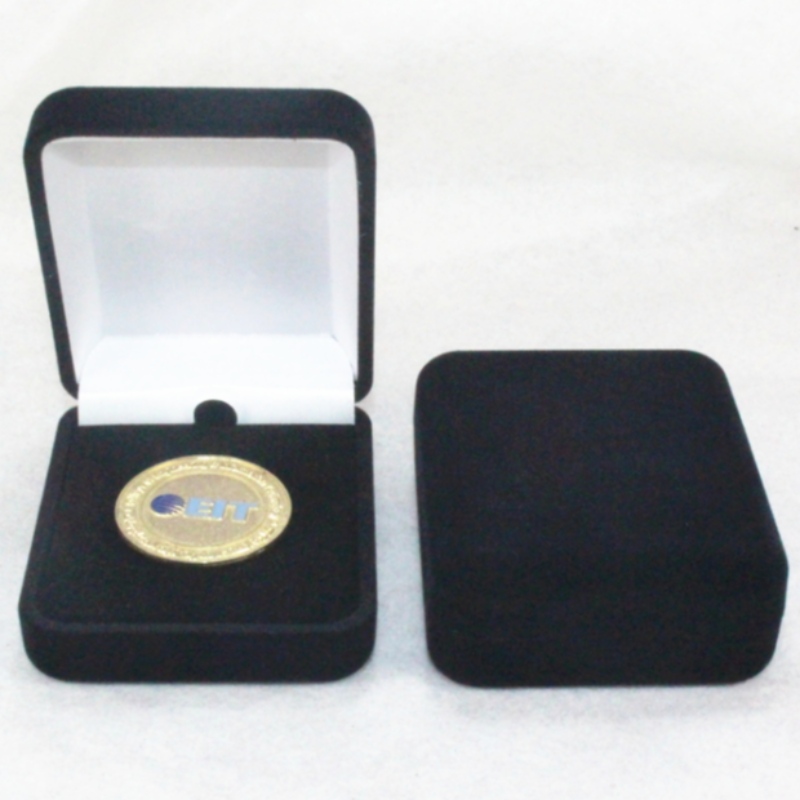 สินค้า f-05 กล่องกำมะหยี่กลมใช้สำหรับแหวนตราและเหรียญขนาดเล็กมม. สำหรับ 55-42-70